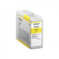 EPSON C13T850400 Tusz Epson T850400 photo yellow 80 ml SC-P800 EPSON C13T850400 Tusz Epson T850400 photo yellow 80 ml SC-P800