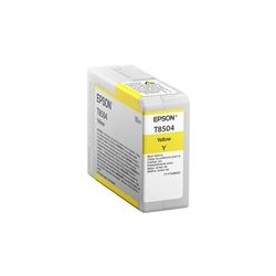 EPSON C13T850400 Tusz Epson T850400 photo yellow 80 ml SC-P800 EPSON C13T850400 Tusz Epson T850400 photo yellow 80 ml SC-P800