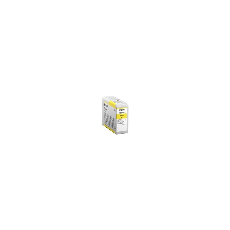 EPSON C13T850400 Tusz Epson T850400 photo yellow 80 ml SC-P800 EPSON C13T850400 Tusz Epson T850400 photo yellow 80 ml SC-P800