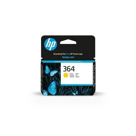 HP 364 original Ink cartridge CB320EE BA3 yellow standard capacity 3ml 300 pages 1-pack with Vivera Ink cartridge