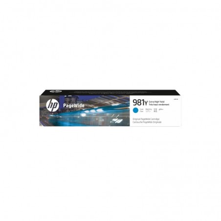 HP 981Y Extra High Yield Cyan PageWide Cartridge HP 981Y Extra High Yield Cyan PageWide Cartridge