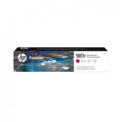 HP 981Y Extra High Yield Magenta PageWide Cartridge HP 981Y Extra High Yield Magenta PageWide Cartridge