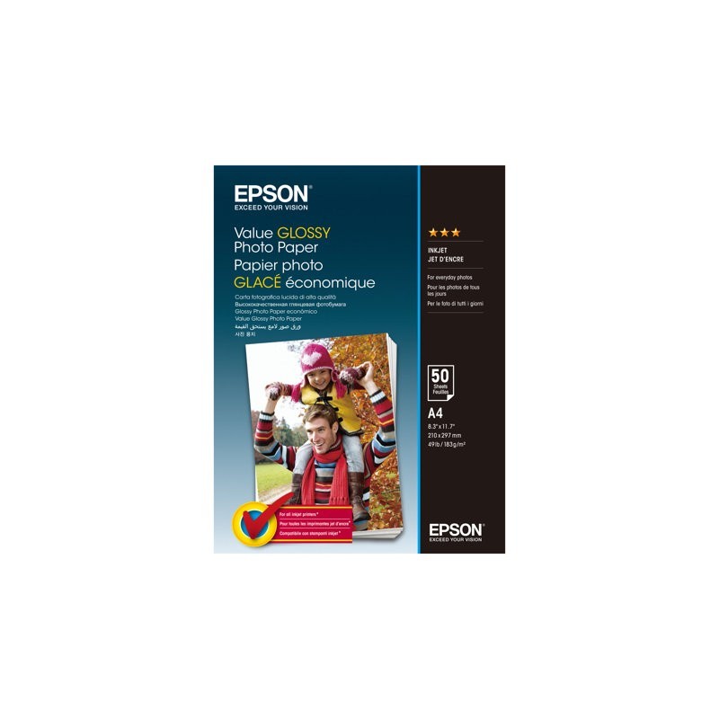 EPSON C13S400036 Papier Epson Value photo 200g A4 50 ark