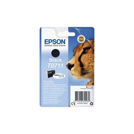 EPSON C13T07114012 Tusz Epson T0711 black DURABrite Stylus D78/92/120/DX4000/4050/4400/4450/50...
