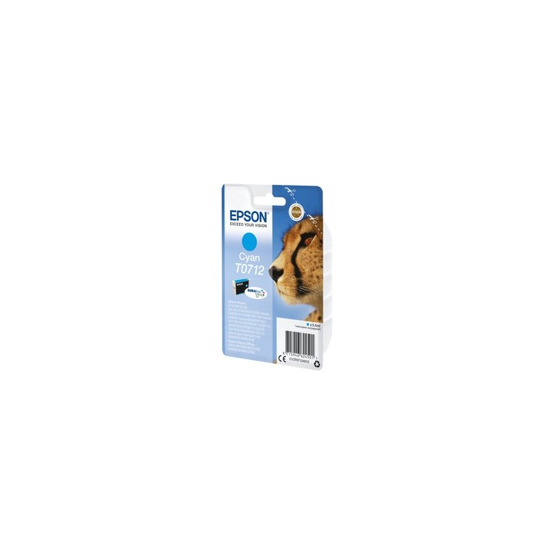 EPSON C13T07124012 Tusz Epson T0712 cyan DURABrite Stylus D78/92/120/DX4000/4050/4400/4450/500...