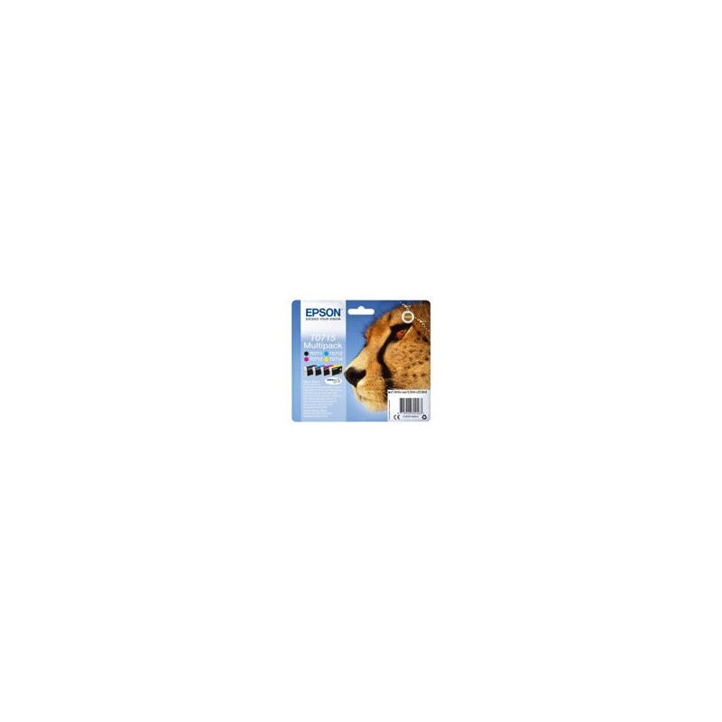 EPSON C13T07154012 Zestaw Epson T0715 CMYK MultiPack DURABrite Stylus D78/92/120/120 Network E...