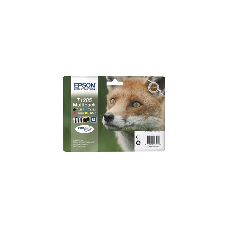 EPSON C13T12854012 Tusz Epson T1285 Multi Pack Stylus S22/SX125/SX425W/BX305F