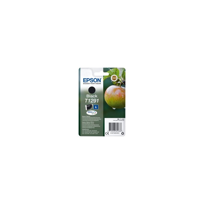 EPSON C13T12914012 Tusz Epson T1291 black Stylus SX425W/SX525WD/BX305F/BX320FW/BX625FWD