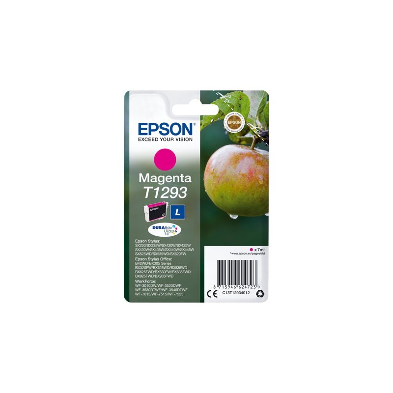 EPSON C13T12934012 Tusz Epson T1293 magenta Stylus SX425W/SX525WD/BX305F/BX320FW/BX625FWD