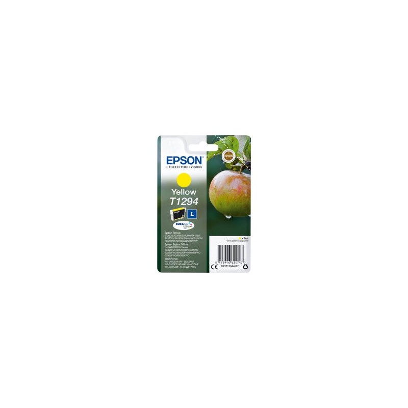 EPSON C13T12944012 Tusz Epson T1294 yellow Stylus SX425W/SX525WD/BX305F/BX320FW/BX625FWD