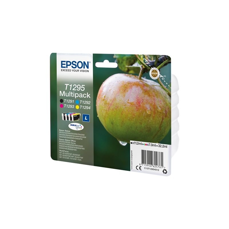 EPSON C13T12954012 Tusz Epson T1295 Multi Pack Stylus SX425W/SX525WD/BX305F/BX320FW/BX625 EPSON C13T12954012 Tusz Epson T1295 Multi Pack Stylus SX425W/SX525WD/BX305F/BX320FW/BX625