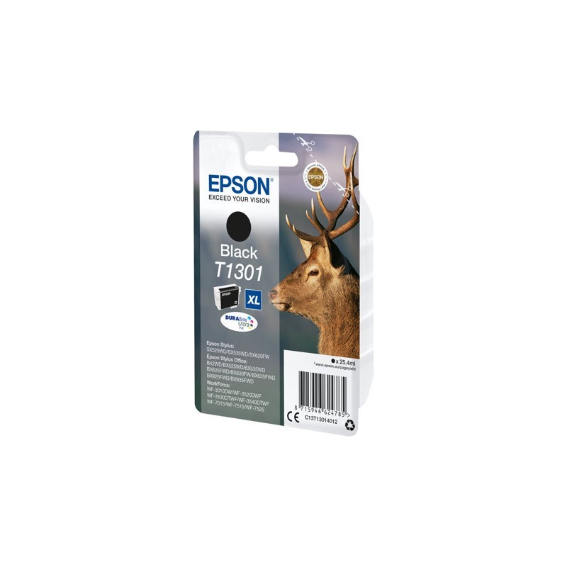 EPSON C13T13014012 Tusz Epson T1301 black Stylus SX525WD/SX620FW/BX525WD/BX625FWD/BX925FWD