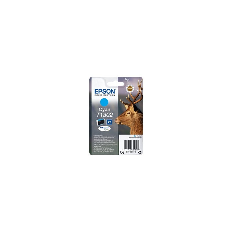 EPSON C13T13024012 Tusz Epson T1302 cyan Stylus SX525WD/BX305F/BX320FW/BX625FWD