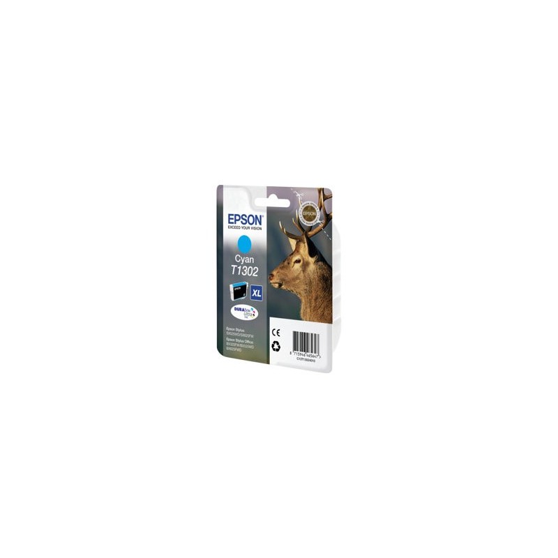 EPSON C13T13024012 Tusz Epson T1302 cyan Stylus SX525WD/BX305F/BX320FW/BX625FWD