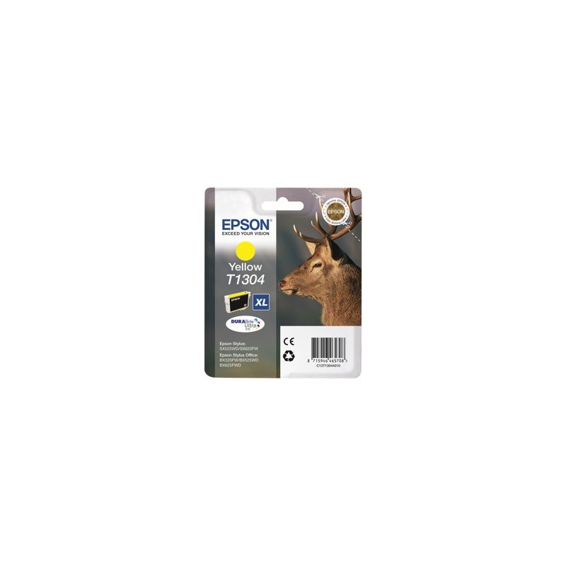 EPSON C13T13044012 Tusz Epson T1304 yellow Stylus SX525WD/BX305F/BX320FW/BX625FWD