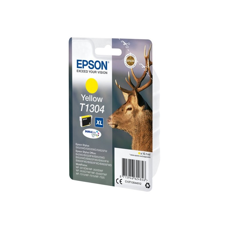 EPSON C13T13044012 Tusz Epson T1304 yellow Stylus SX525WD/BX305F/BX320FW/BX625FWD