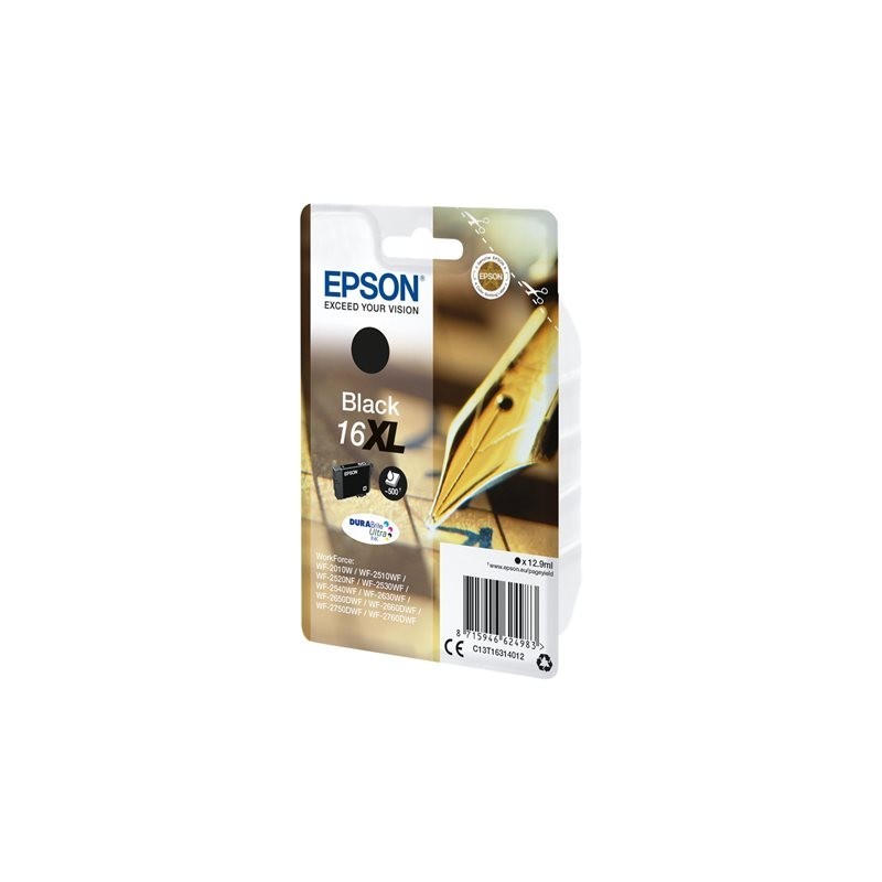 EPSON C13T16314012 Tusz Epson T1631 XL black DURABrite 12,9 ml WF-2010/25x0