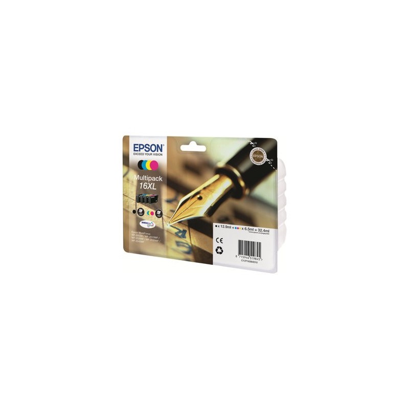 EPSON C13T16364012 Zestaw Epson T1636 XL CMYK Multi Pack WF-2010/25x0