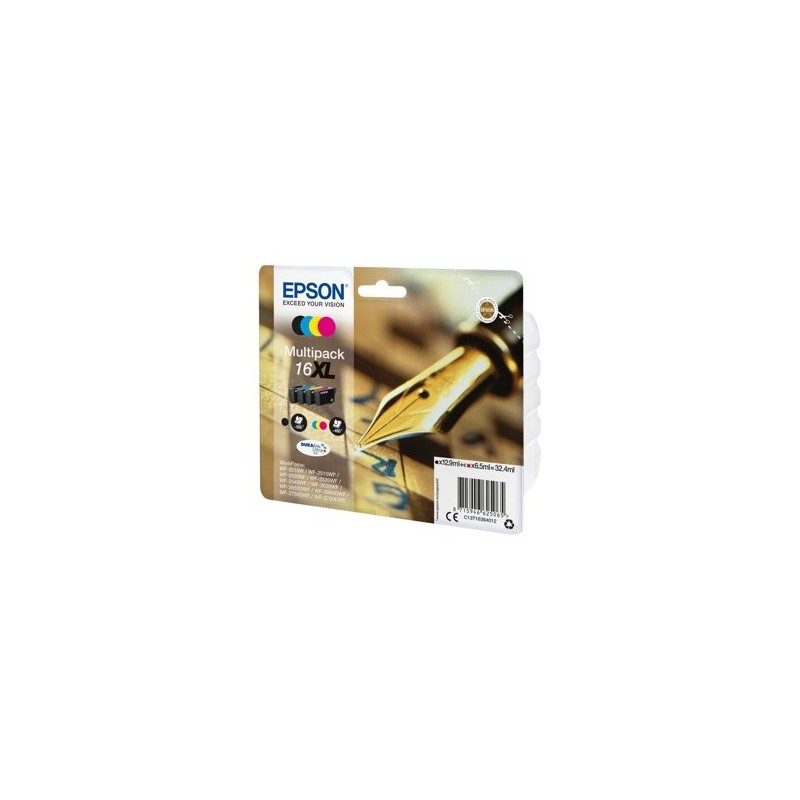 EPSON C13T16364012 Zestaw Epson T1636 XL CMYK Multi Pack WF-2010/25x0