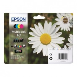 EPSON C13T18064012 Zestaw Epson T1806 CMYK MultiPack XP- 102/202/205/302/305/402/405/405WH