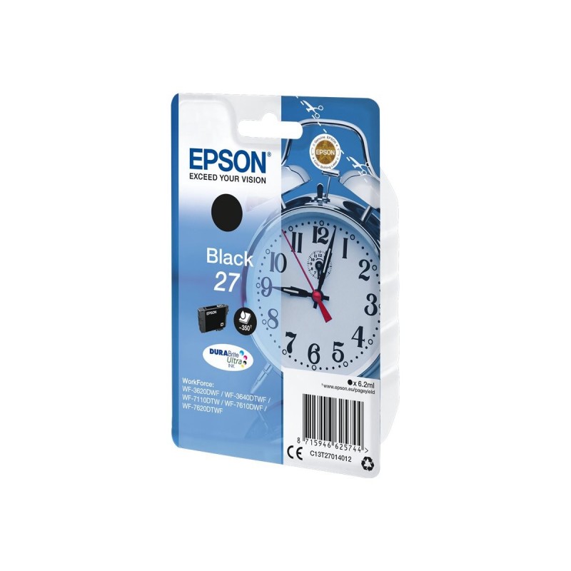 EPSON C13T27014012 Tusz Epson T2701 black DURABrite