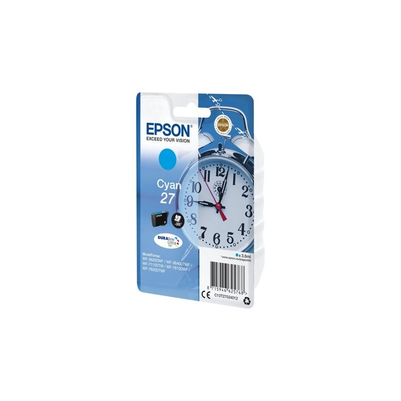 EPSON C13T27024012 Tusz Epson T2702 cyan DURABrite