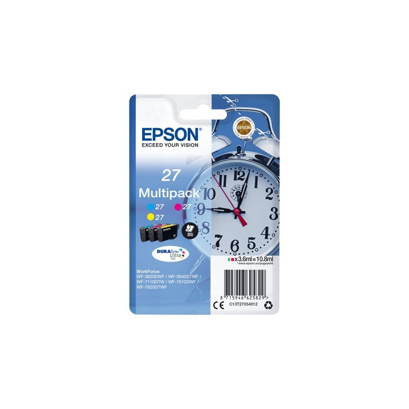 EPSON C13T27054012 Tusz Epson T2705 C/M/Y 3-color 27 DURABrite 10.8 ml