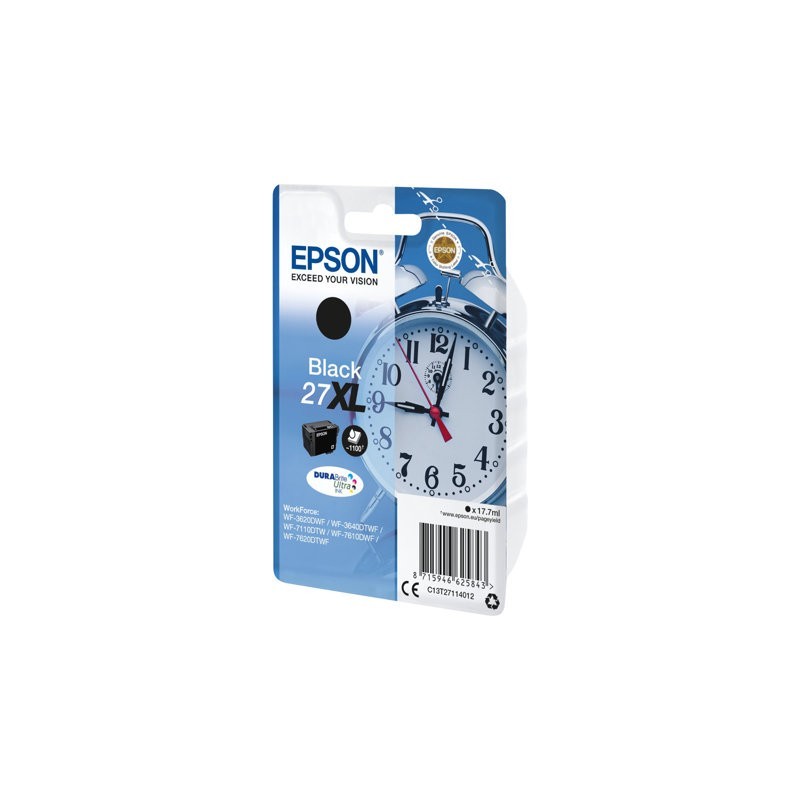 EPSON C13T27114012 Tusz Epson T2711 XL black DURABrite
