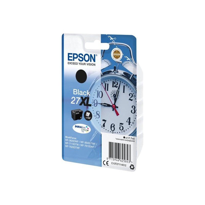 EPSON C13T27114012 Tusz Epson T2711 XL black DURABrite