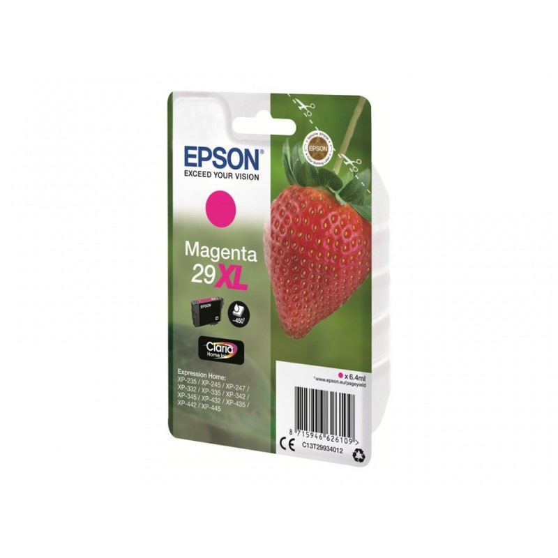 EPSON C13T29934012 Tusz Epson Singlepack magenta 29 Claria Home Tusz XL 6,4 ml