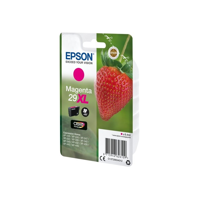 EPSON C13T29934012 Tusz Epson Singlepack magenta 29 Claria Home Tusz XL 6,4 ml