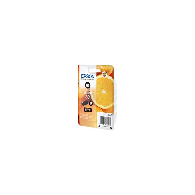 EPSON C13T33414012 Tusz Epson Singlepack Photo Black 33 Claria Premium Ink