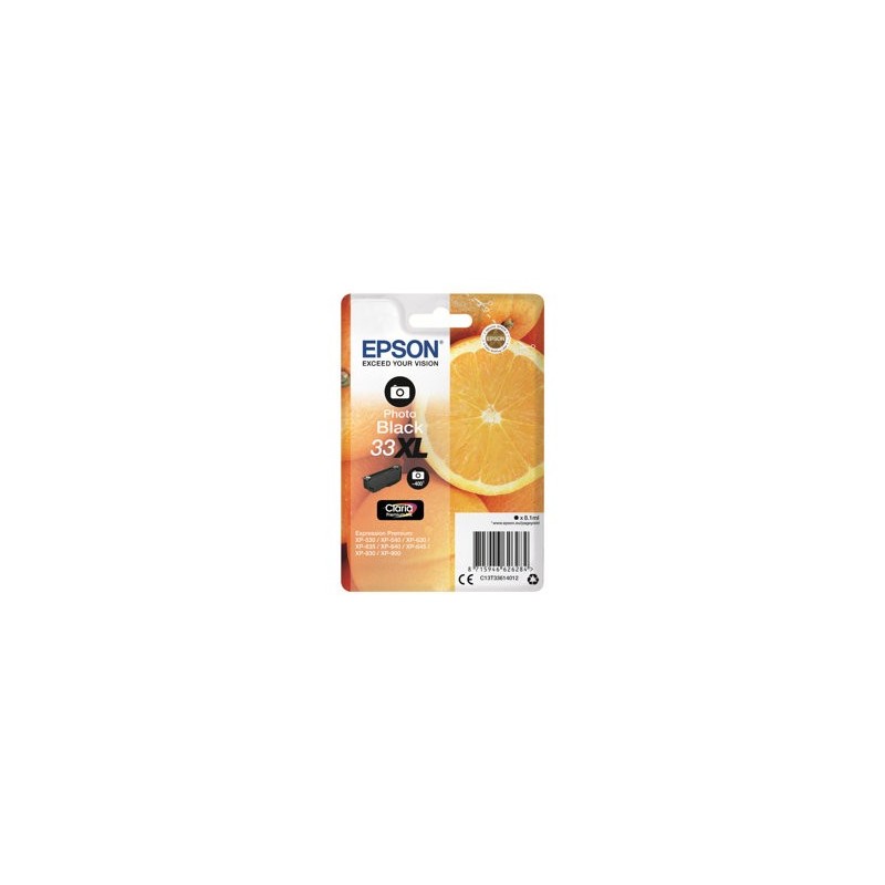 EPSON C13T33614012 Tusz Epson photo black 33XL Claria Premium