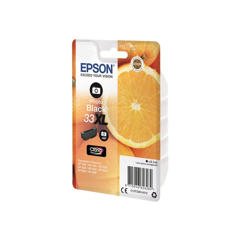 EPSON C13T33614012 Tusz Epson photo black 33XL Claria Premium