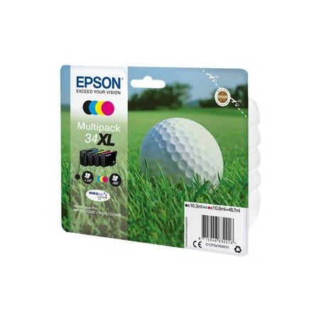 EPSON C13T34764010 Tusz Epson Golf ball Multipack 34XL 4-colors DURABrite Ultra 48,7 ml