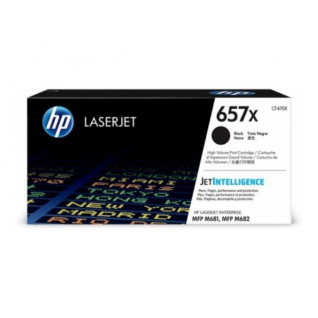 HP 657X LaserJet Original Toner Cartridge Black High Yield