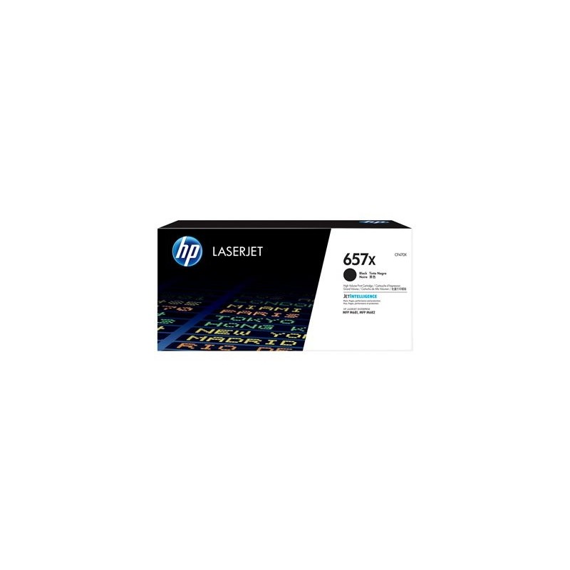 HP 657X LaserJet Original Toner Cartridge Black High Yield