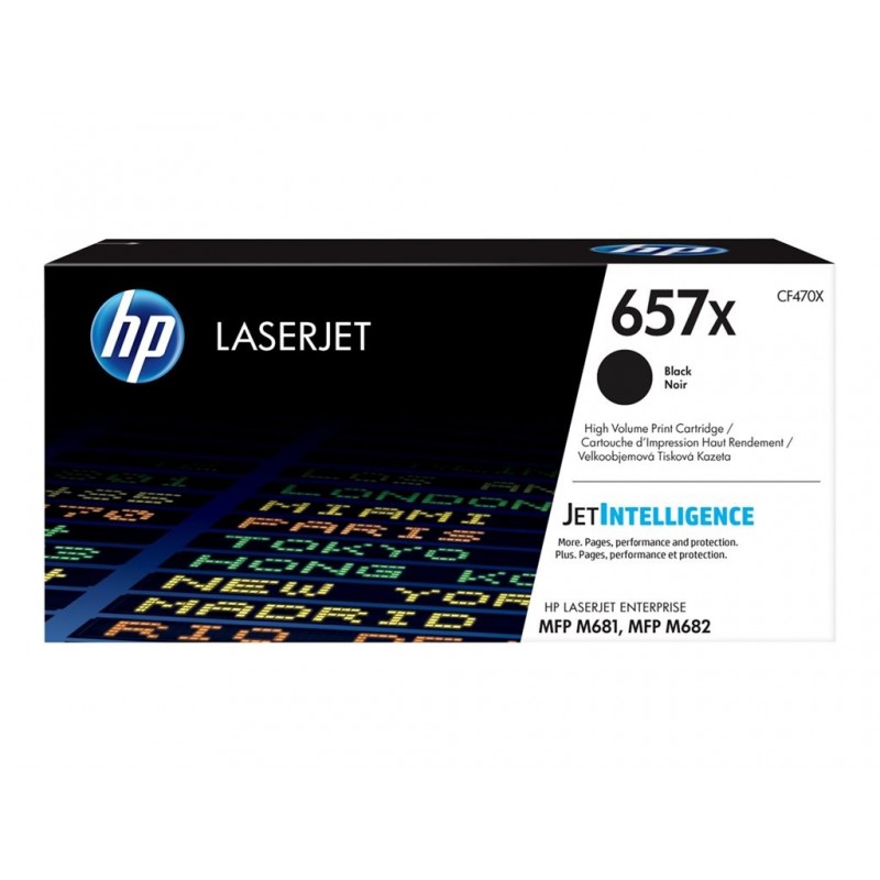 HP 657X LaserJet Original Toner Cartridge Black High Yield