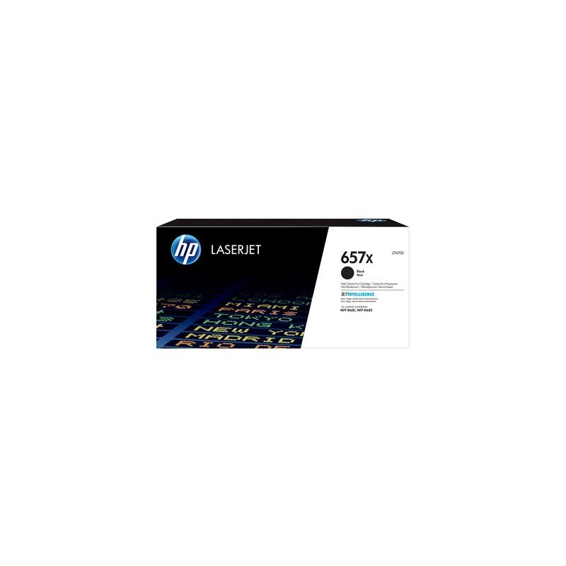 HP 657X LaserJet Original Toner Cartridge Black High Yield