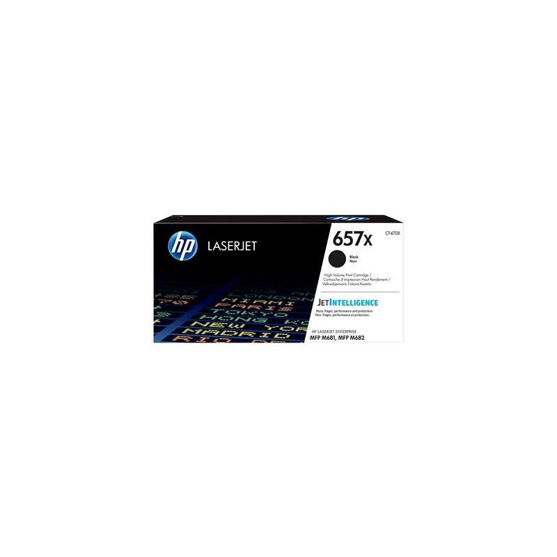 HP 657X LaserJet Original Toner Cartridge Black High Yield