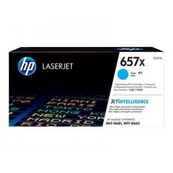 HP 657X LaserJet Original Toner Cartridge Cyan High Yield