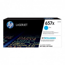 HP 657X LaserJet Original Toner Cartridge Cyan High Yield