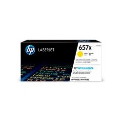 HP 657X LaserJet Original Toner Cartridge Yellow High Yield