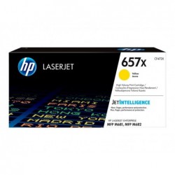 HP 657X LaserJet Original Toner Cartridge Yellow High Yield