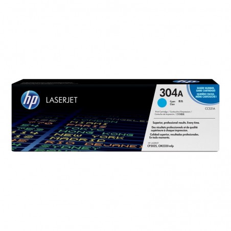 HP Toner nr 304A CC531A Cyan 2,8K HP Toner nr 304A CC531A Cyan 2,8K