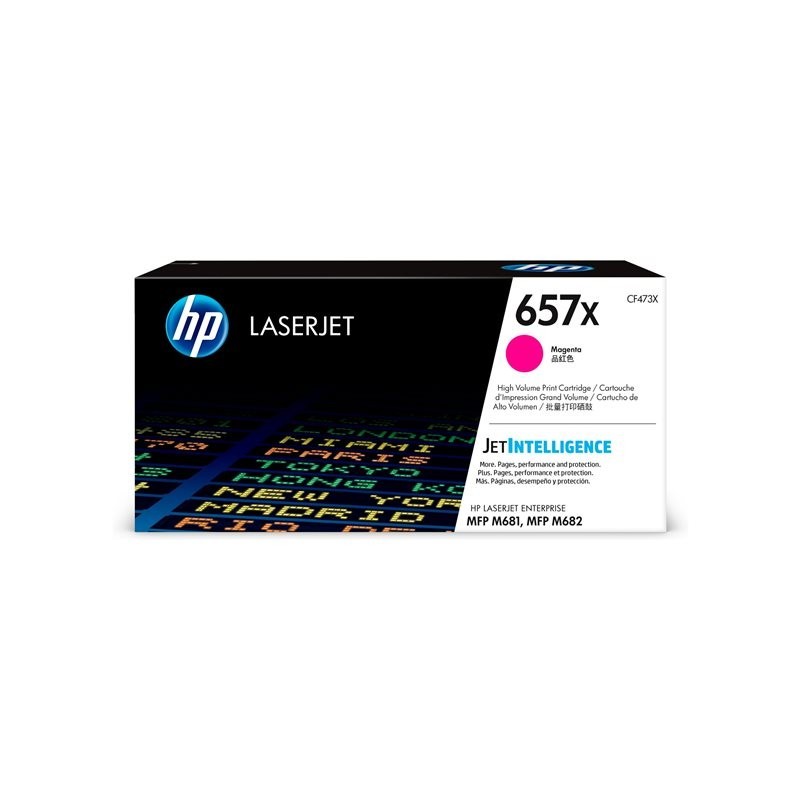 HP 657X LaserJet Original Toner Cartridge Magenta High Yield