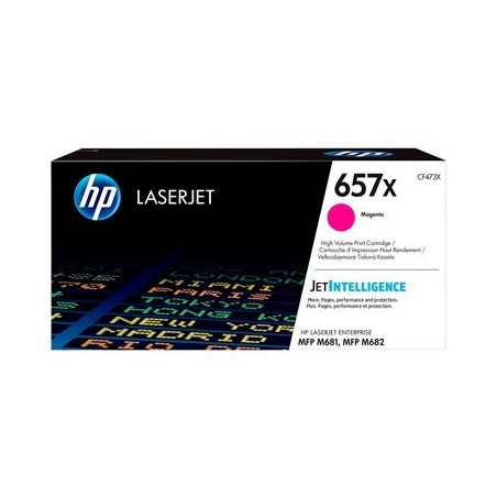 HP 657X LaserJet Original Toner Cartridge Magenta High Yield