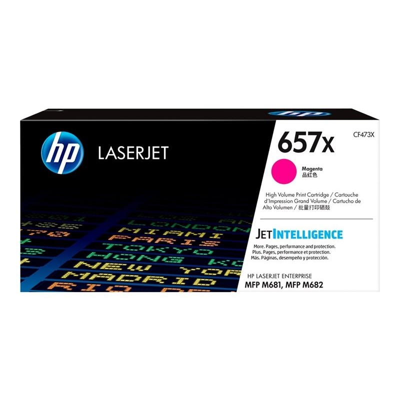 HP 657X LaserJet Original Toner Cartridge Magenta High Yield