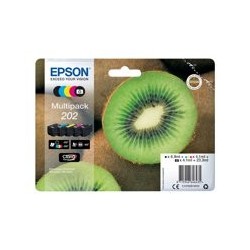 EPSON C13T02E74010 Tusz Epson Kiwi Multipack 202 CMYK+photo black Claria Premium