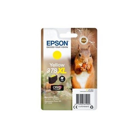 EPSON C13T37944010 Tusz Epson yellow 378XL 9.3ml Claria photo HD